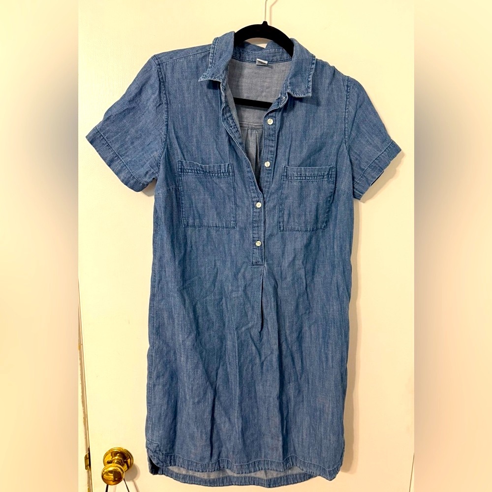 Chambray denim like dress